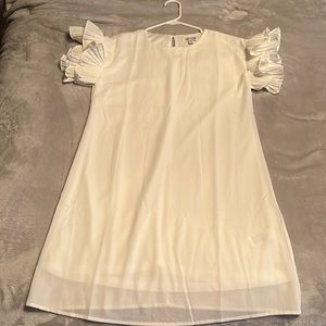 White cocktail dress